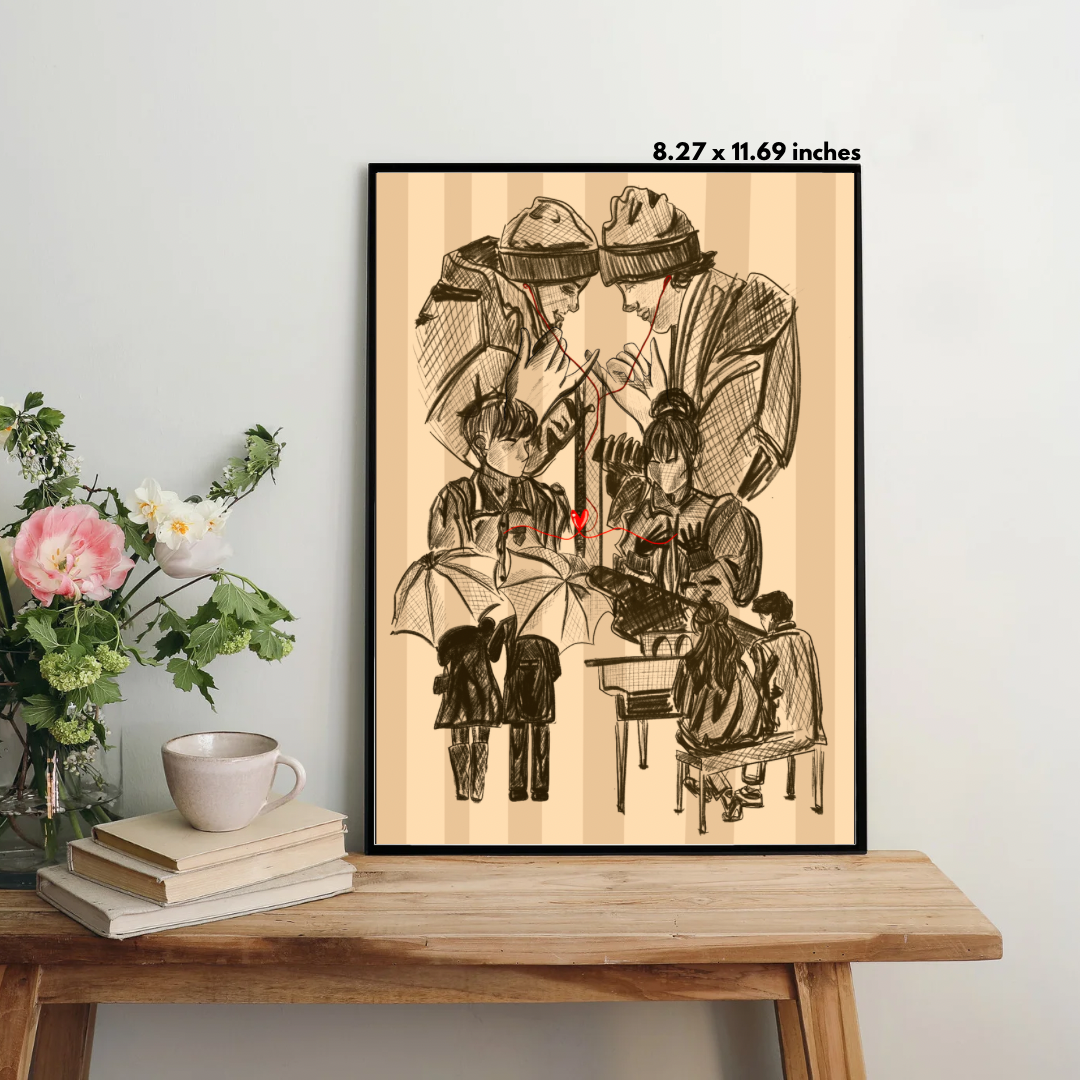 Custom A4 Size Frame Art